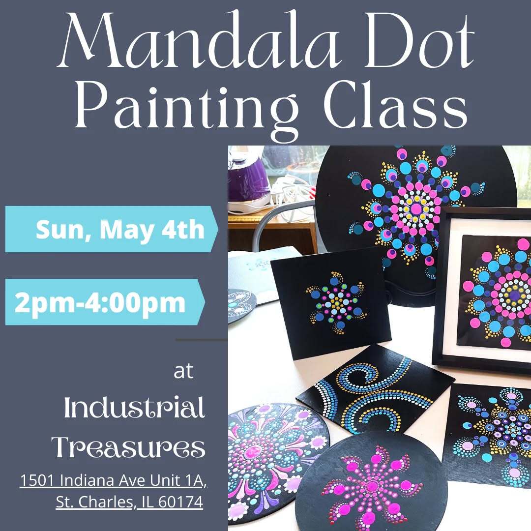 Mandala Dot Painting Class by Shiny Squirrel Art Studio